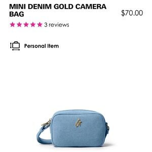 Glamaholic Lifestyle Denim mini camera bag